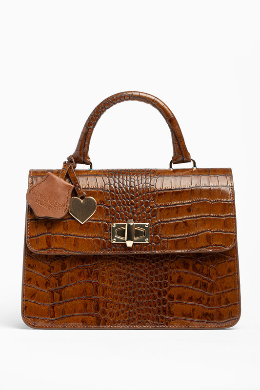 Handtasche Rom Cognac