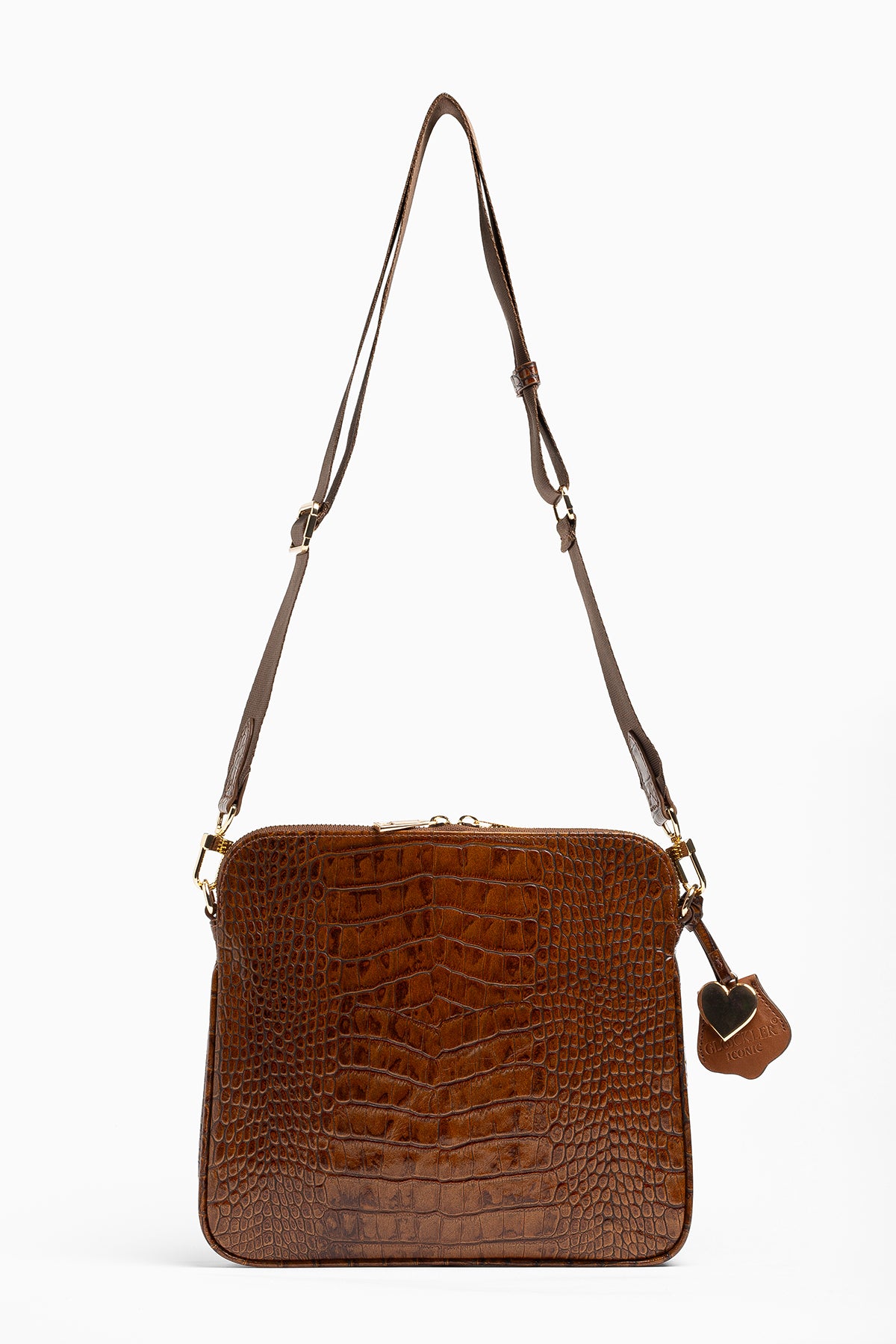 Umhängetasche Milano Cognac