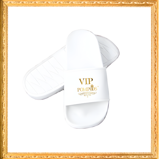 Badesandalen "VIP/ Pompöös" weiß